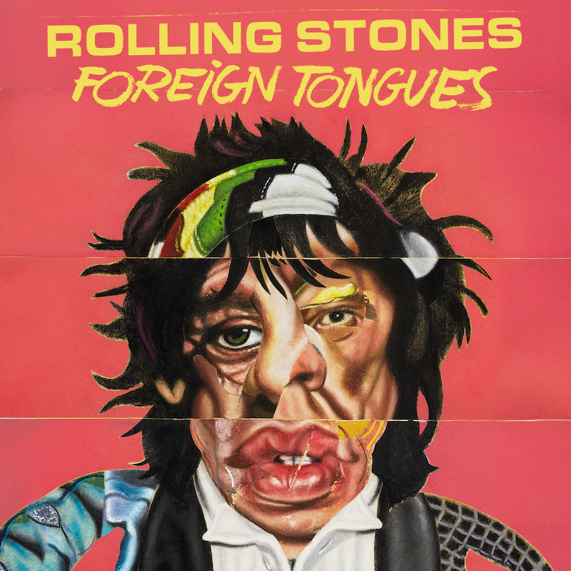 The striking cover art of the new Rolling Stones album Foreign Tongues was created by American artist Nathaniel Mary Quinn.