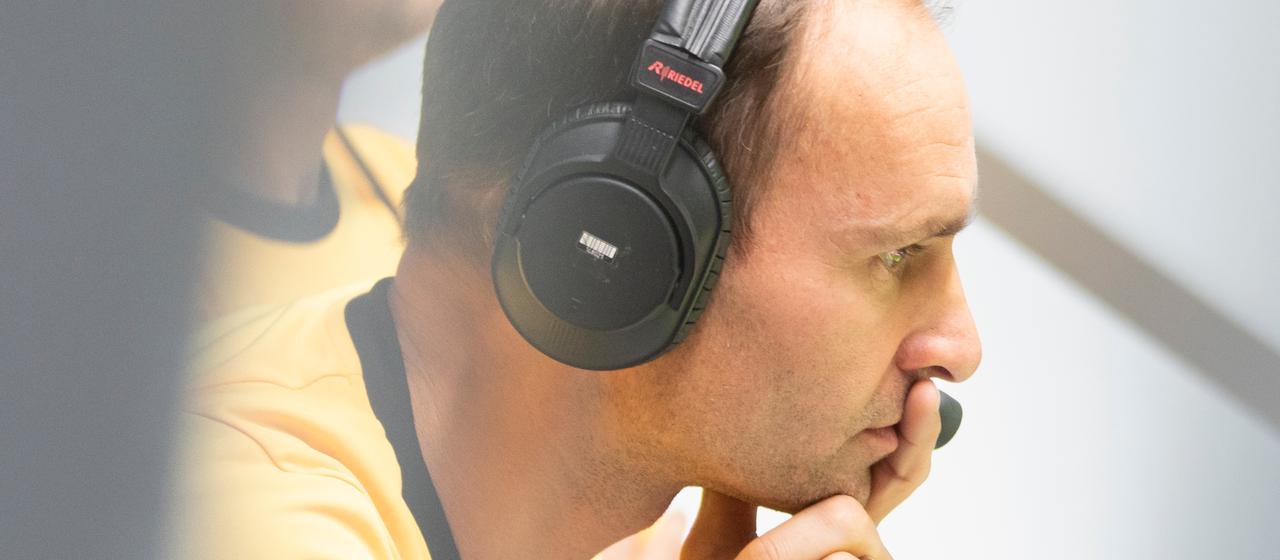 As VAR at work: Bastian Dankert