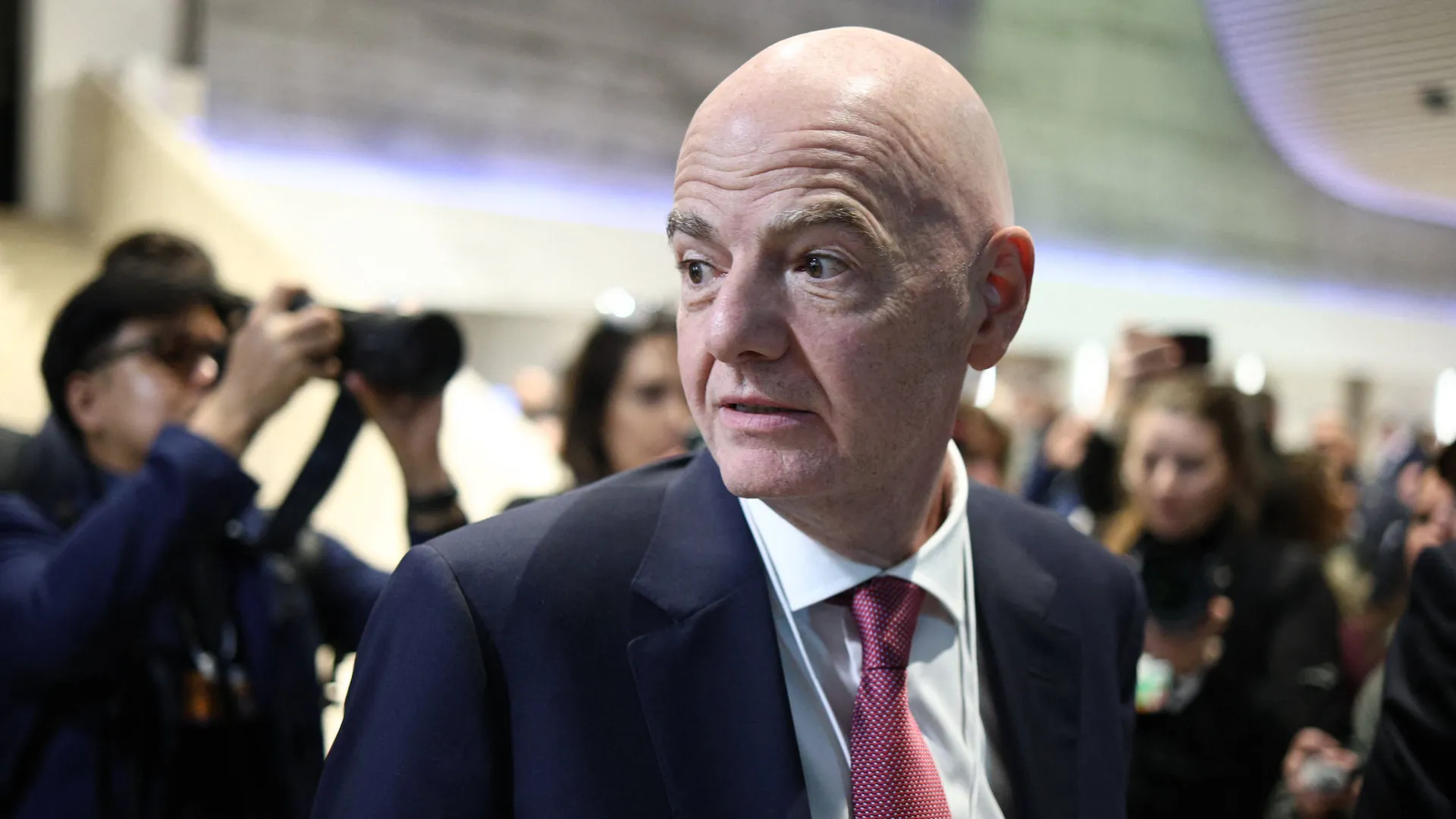 Fifa boss Gianni Infantino: The world association could still face difficulties. Fifa boss Gianni Infantino: The world association could still face difficulties.