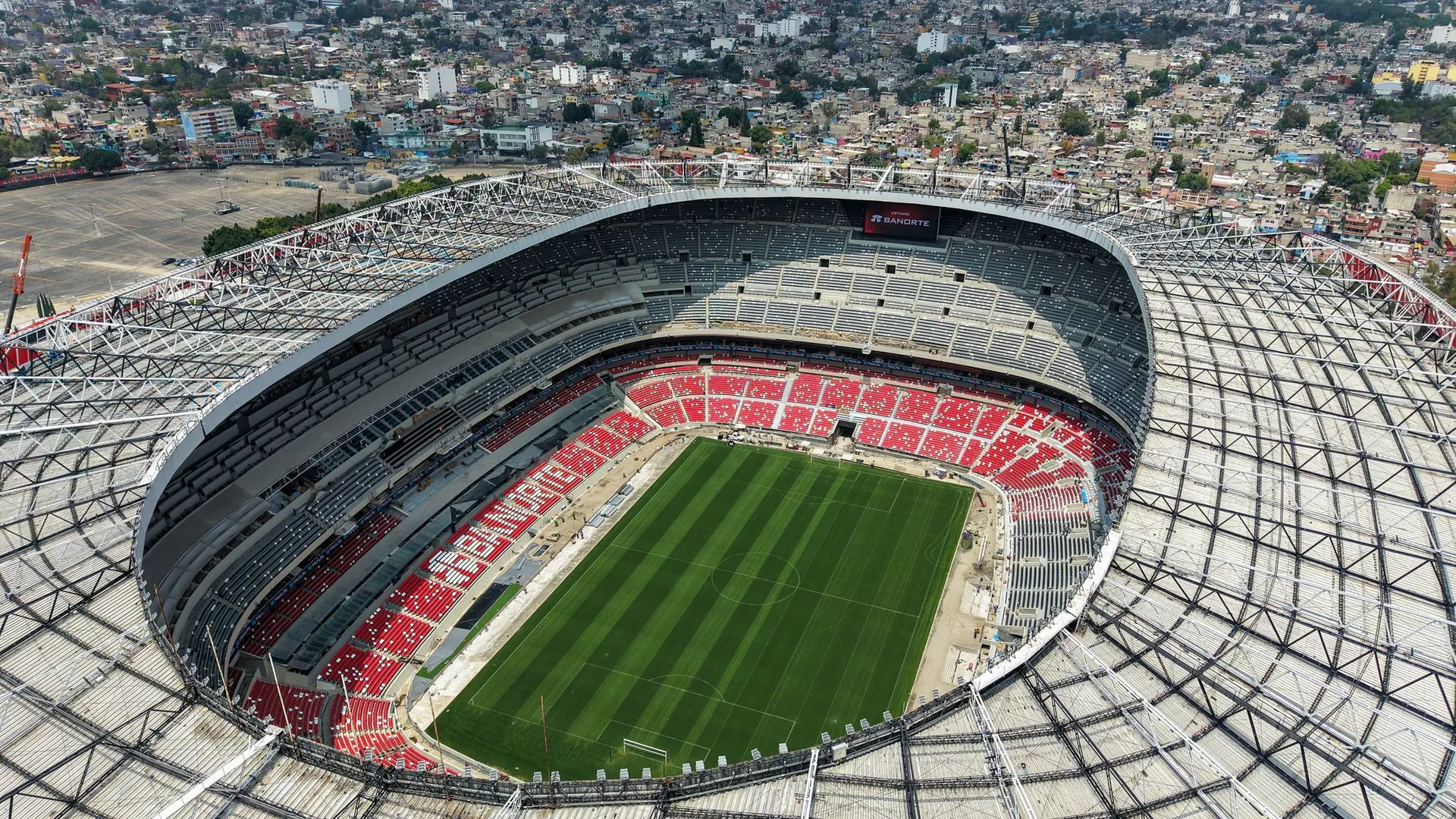 Football World Cup 2026 - Renovation work at Banorte Stadium Football World Cup 2026 - Renovation work at Banorte Stadium