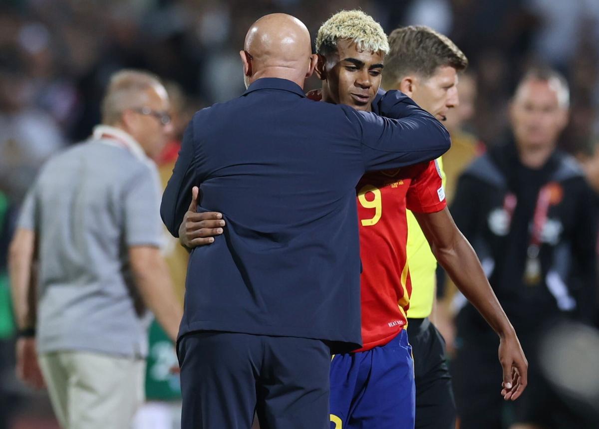 De la Fuente has always had a great relationship with Lamine Yamal