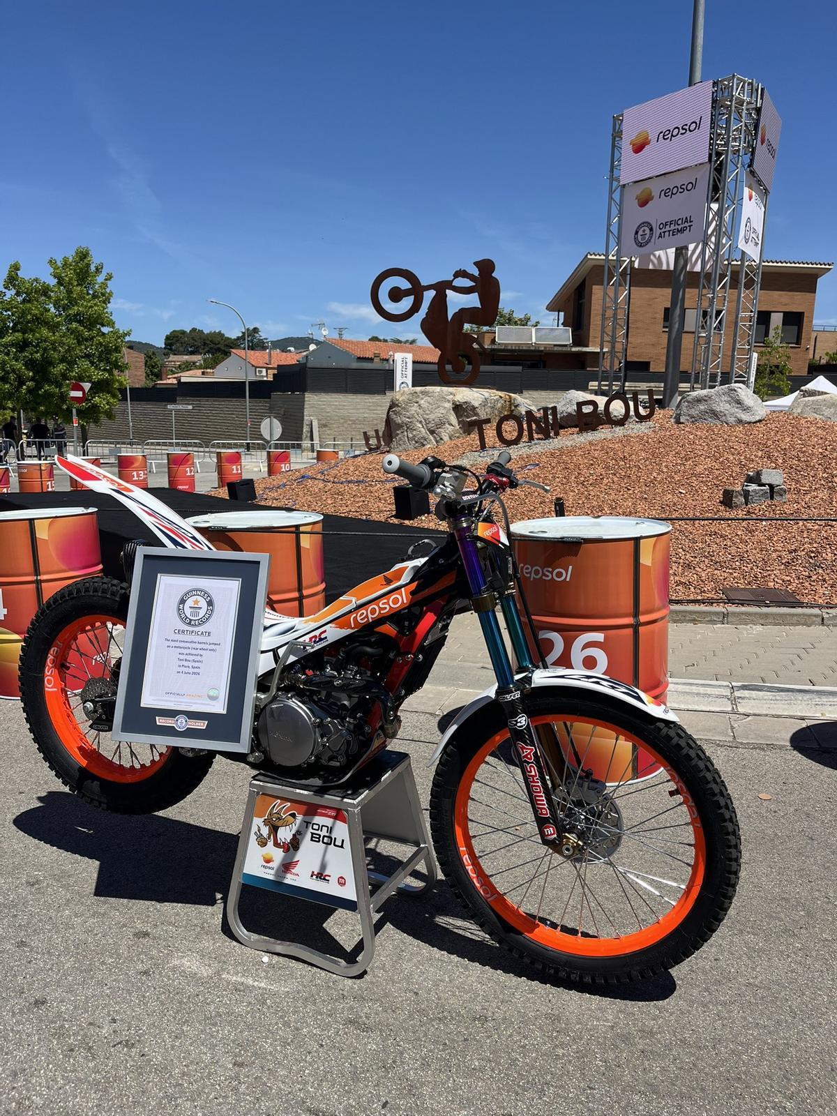 Toni Bou conquered a Guinness record