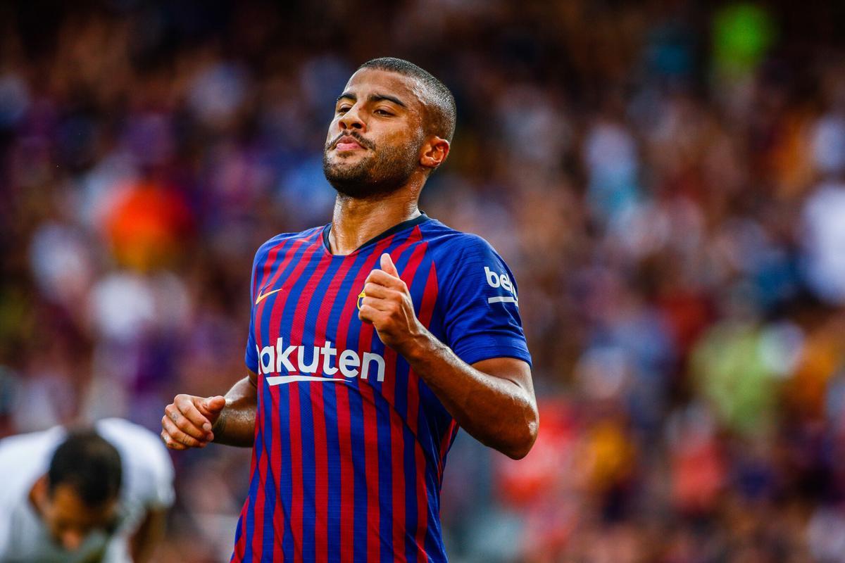 08/15/2018 August 15, 2018 - Rafinha Alcantara from Brazil celebrating his goal during the Joan Gamper trophy game between FC Barcelona and CA Boca Juniors in Camp Nou Stadium at Barcelona, on August 15, 2018, Spain. SPORTS Europa Press/Contact/AFP7