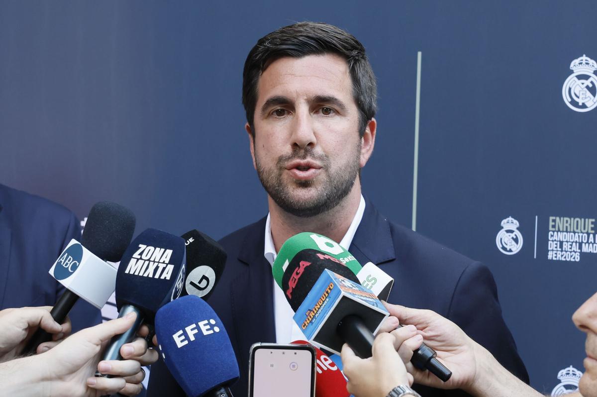Enrique Riquelme is growing in popularity in these elections to Real Madrid