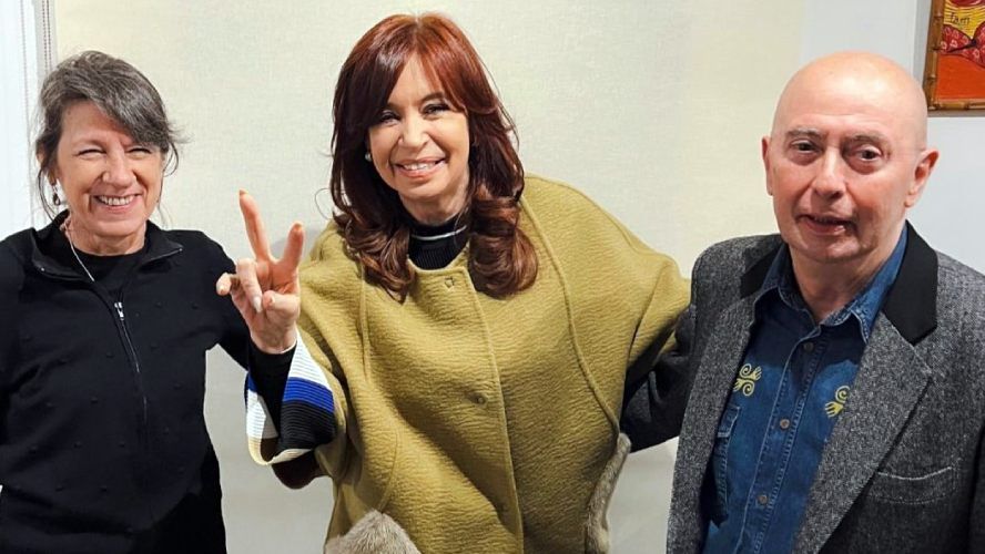 Indio Solari and Cristina Kirchner
