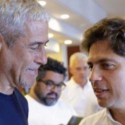 Kicillof with mayors | Photo: CEDOC