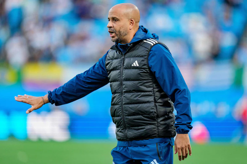 Pascal Jansen as trainer of New York City FC.