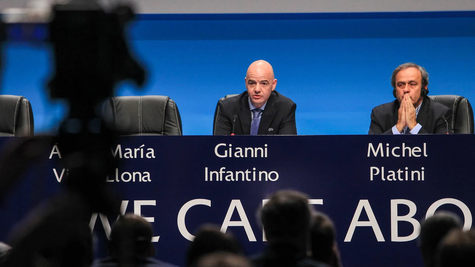 Fifa Congress in 2014. At that time, everything seemed to be in order between Infantino and Platini. Fifa Congress in 2014. At that time, everything seemed to be in order between Infantino and Platini.