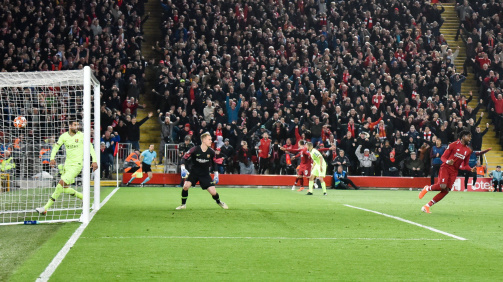 Origi shoots Liverpool further in the Champions League semi-final against Barça © IMAGO | Origi shoots Liverpool further in the Champions League semi-final against Barça
