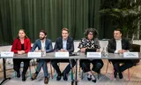 Directors of PAX, Doctors Without Borders, Oxfam Novib, Amnesty International and Save the Children after a conversation with Prime Minister Jetten about Dutch policy towards Israel and Gaza.