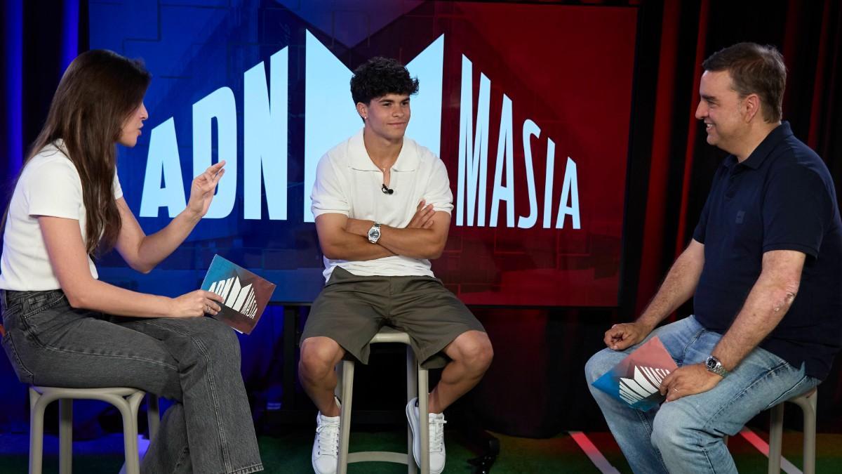 Andrea Ginés and Jaume Marcet had a pleasant chat with Quim Junyent