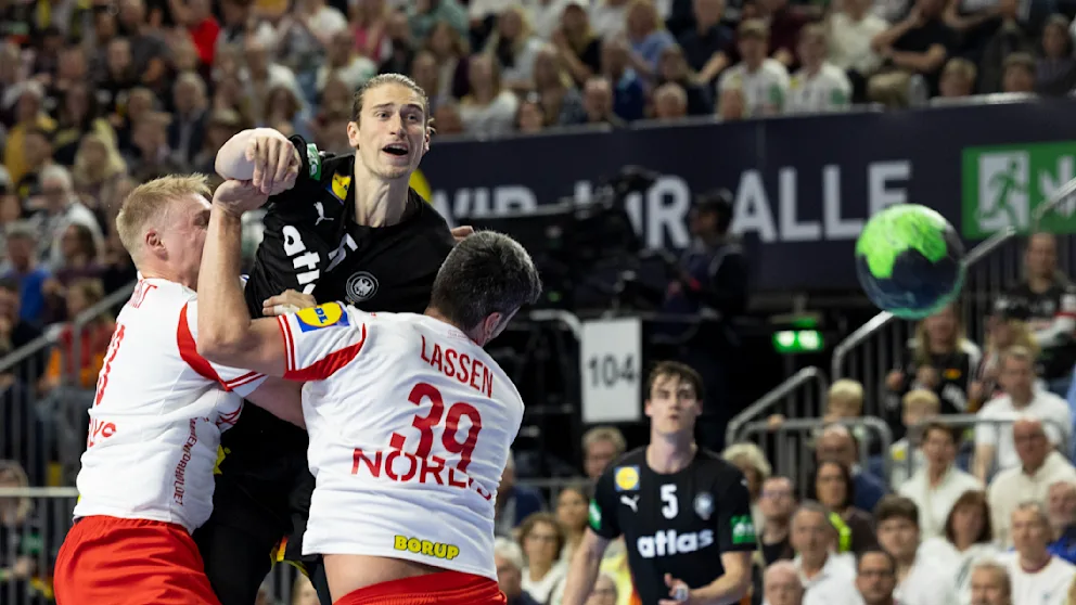 Juri Knorr ist Spielmacher der deutschen Handball-Nationalmannschaft