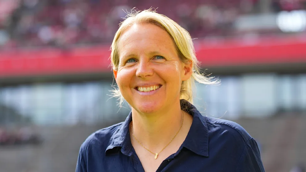 Werder-Trainerin und ZDF-Expertin Friederike „Fritzy“ Kromp (41)