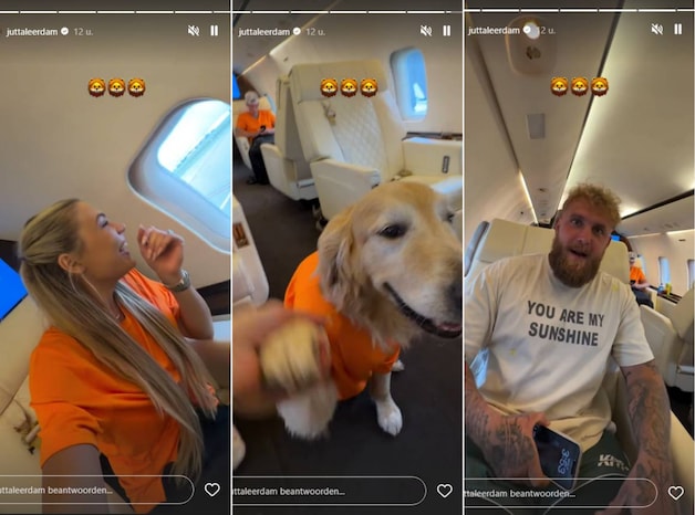 Jutta Leerdam and Jake Paul encourage the Dutch team from a private jet and shed tears at Jandino Asporaat | Show