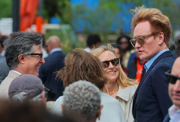 Conan O'Brien and Stephen Colbert.
