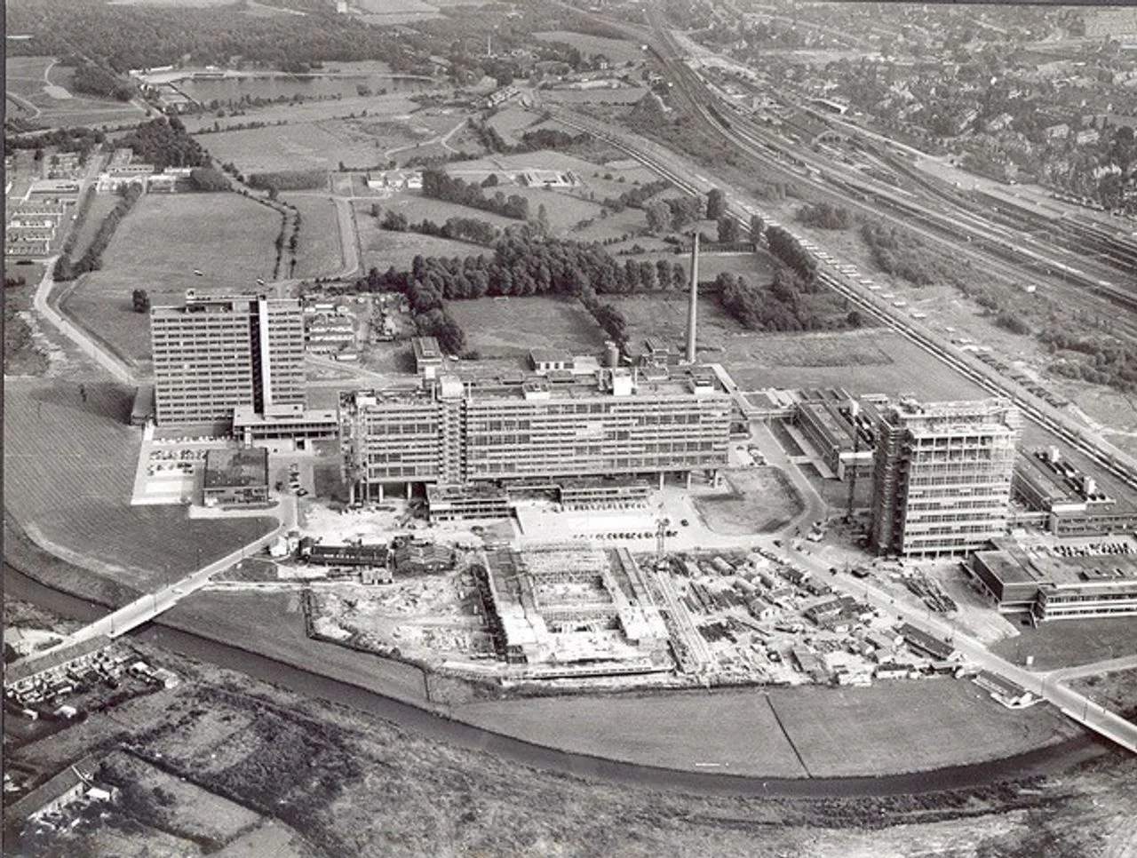 The TU/e ​​in 1964 (photo: TU/e). 