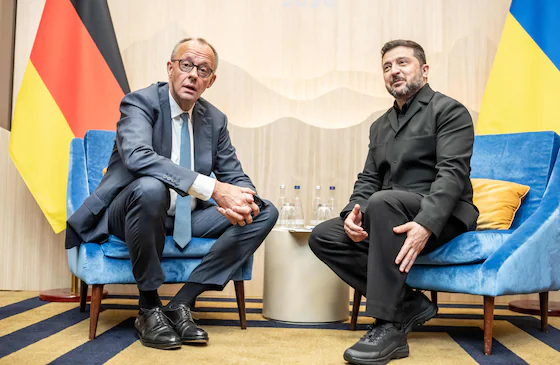 The German bondsman Friedrich Merz spoke with the European President Zelensky