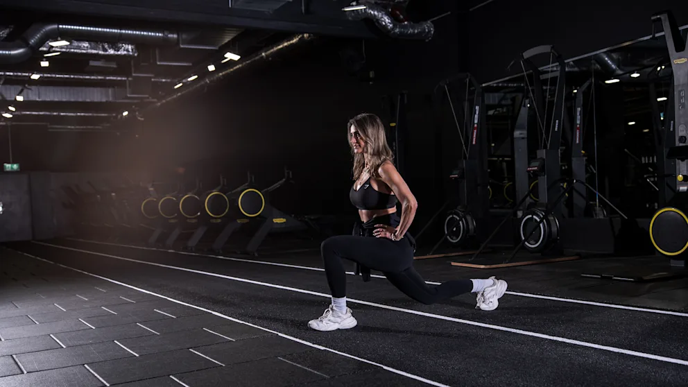 Torwesten in Fitnessstudio SKILL Cologne, das sie in Köln gemeinsam mit Partner Boris Kurowski betreibt