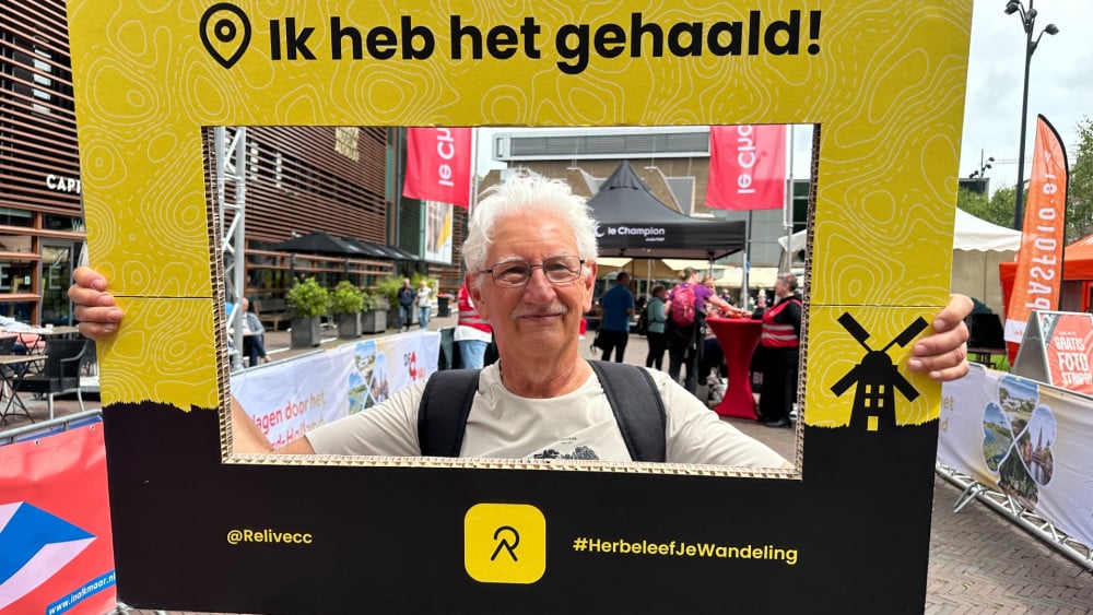 After walking 557 kilometers, Jan also raises money for MS during De 4 van Alkmaar
