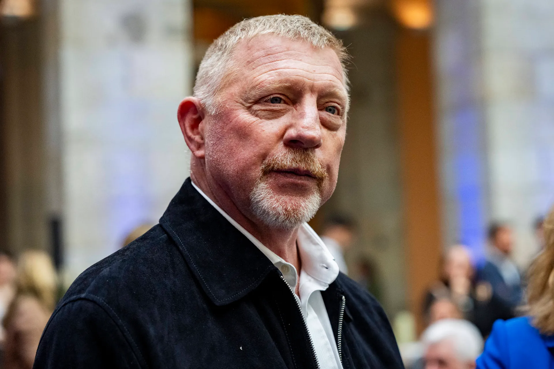 Boris Becker: He was the last German to win a Grand Slam title in men's singles. Boris Becker: He was the last German to win a Grand Slam title in men's singles.