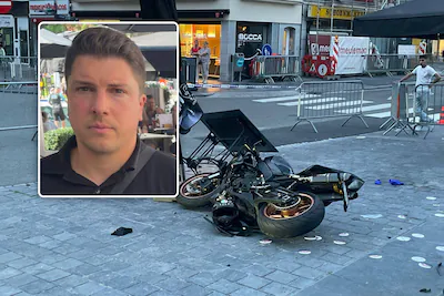 “Apparently camera images show that they have done that kind of thing before”: café owner Gilles (34) saw how a motorcyclist drove into customers on his terrace in Kortrijk | Region
