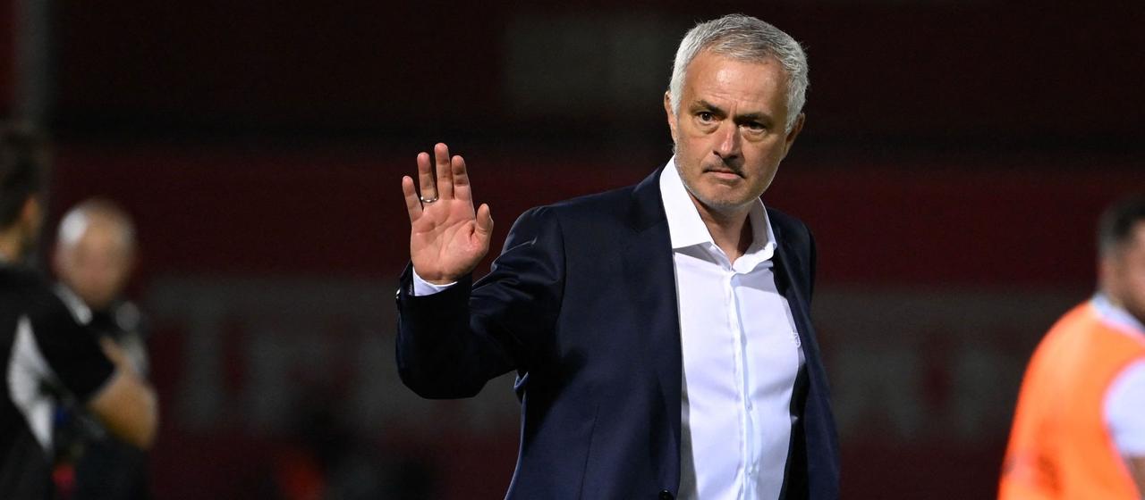 Benfica coach Jose Mourinho
