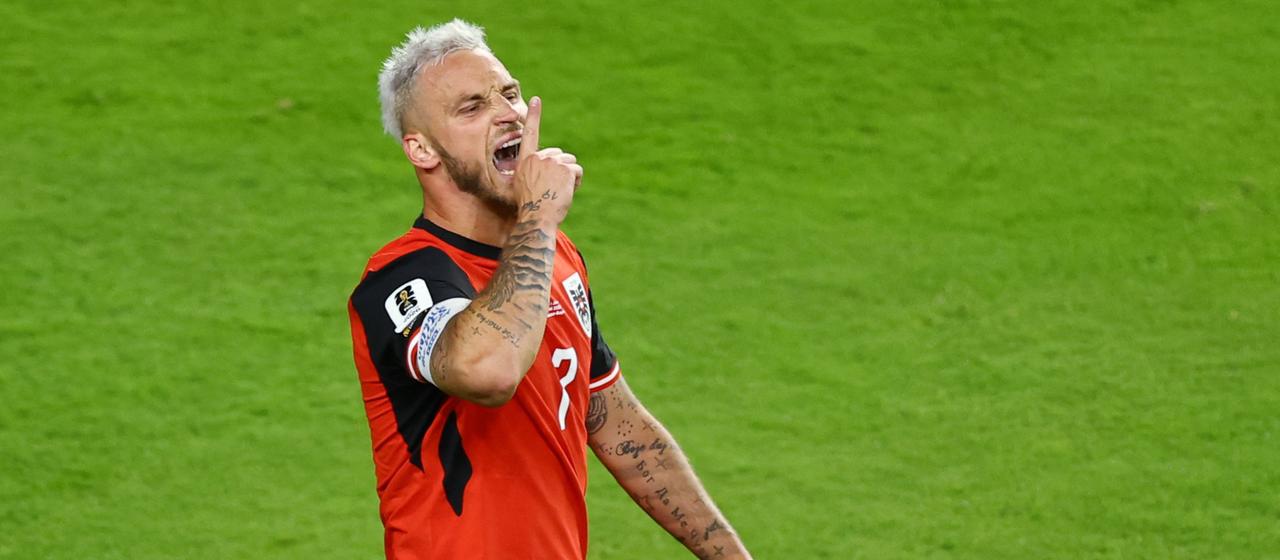 Marko Arnautovic celebrates
