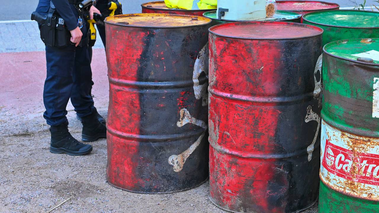 Barrels with skulls found on them, but have a different purpose than expected