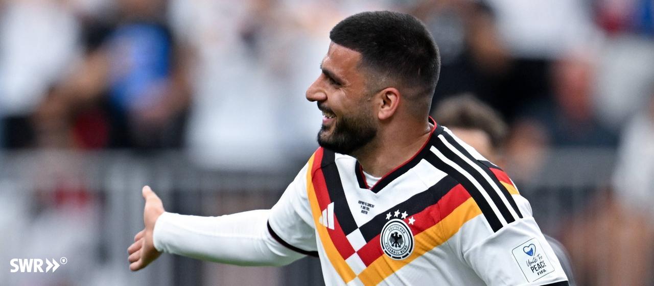 Deniz Undav in the World Cup game against Curacao