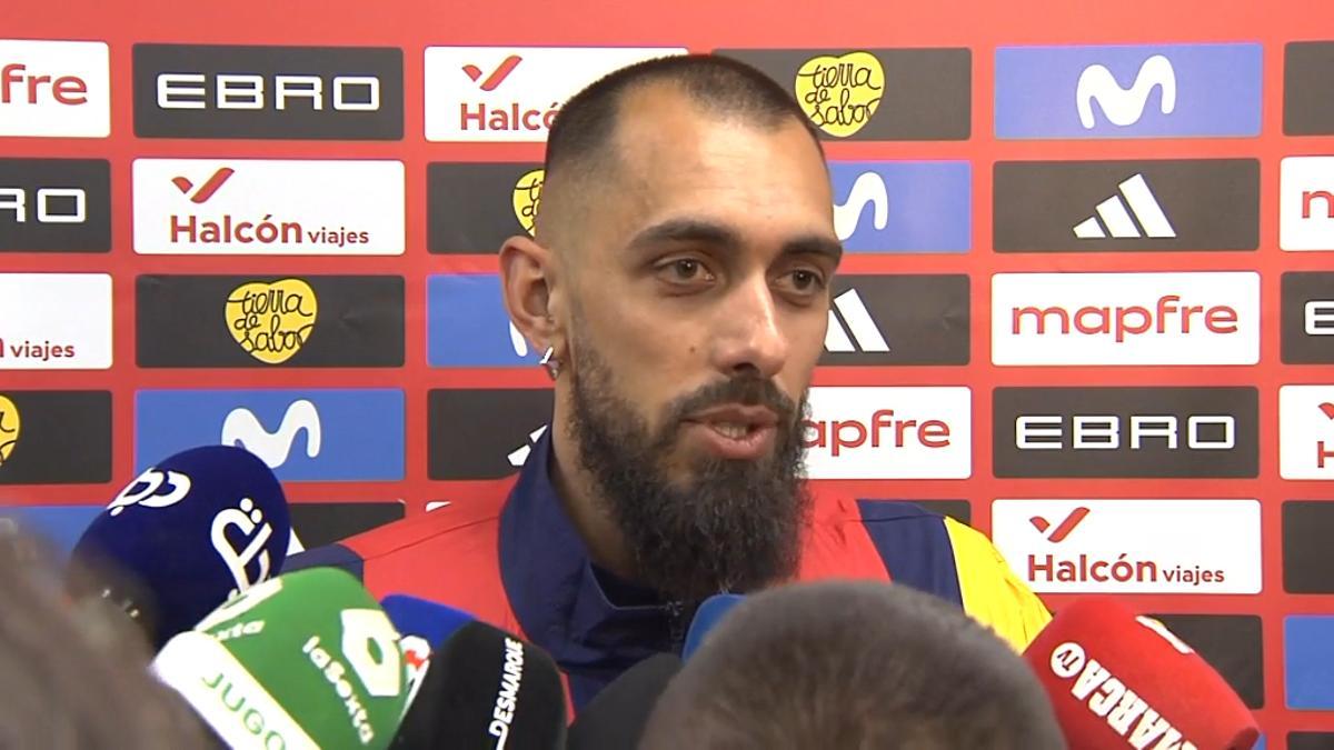 Borja Iglesias: “I’m about to get a tattoo of De la Fuente’s face”