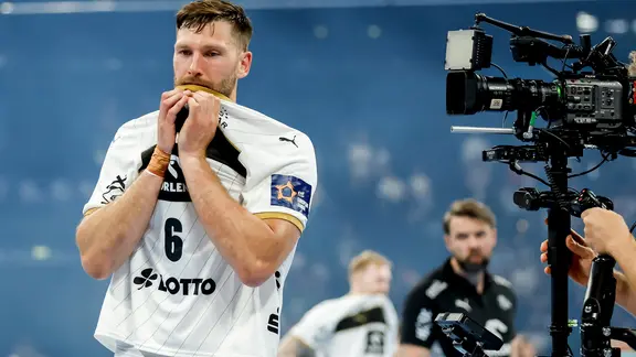 Harald Reinkind from THW Kiel | picture alliance/dpa | Philip Szyza Harald Reinkind from THW Kiel