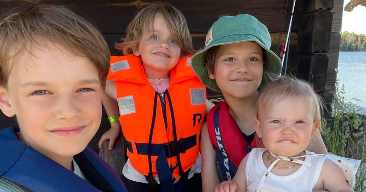 Carl Philip & Sofia of Sweden Share Adorable Snapshot of Their Four Kids