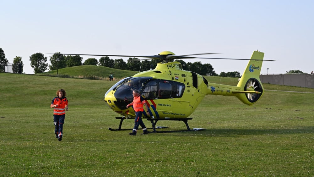 Child removed from water and rushed to hospital