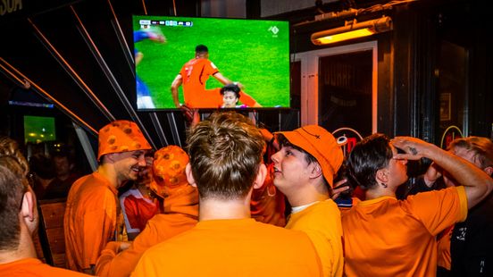 ‘Code Orange’: the party tent in Nijeveen is ready for the Netherlands-Sweden