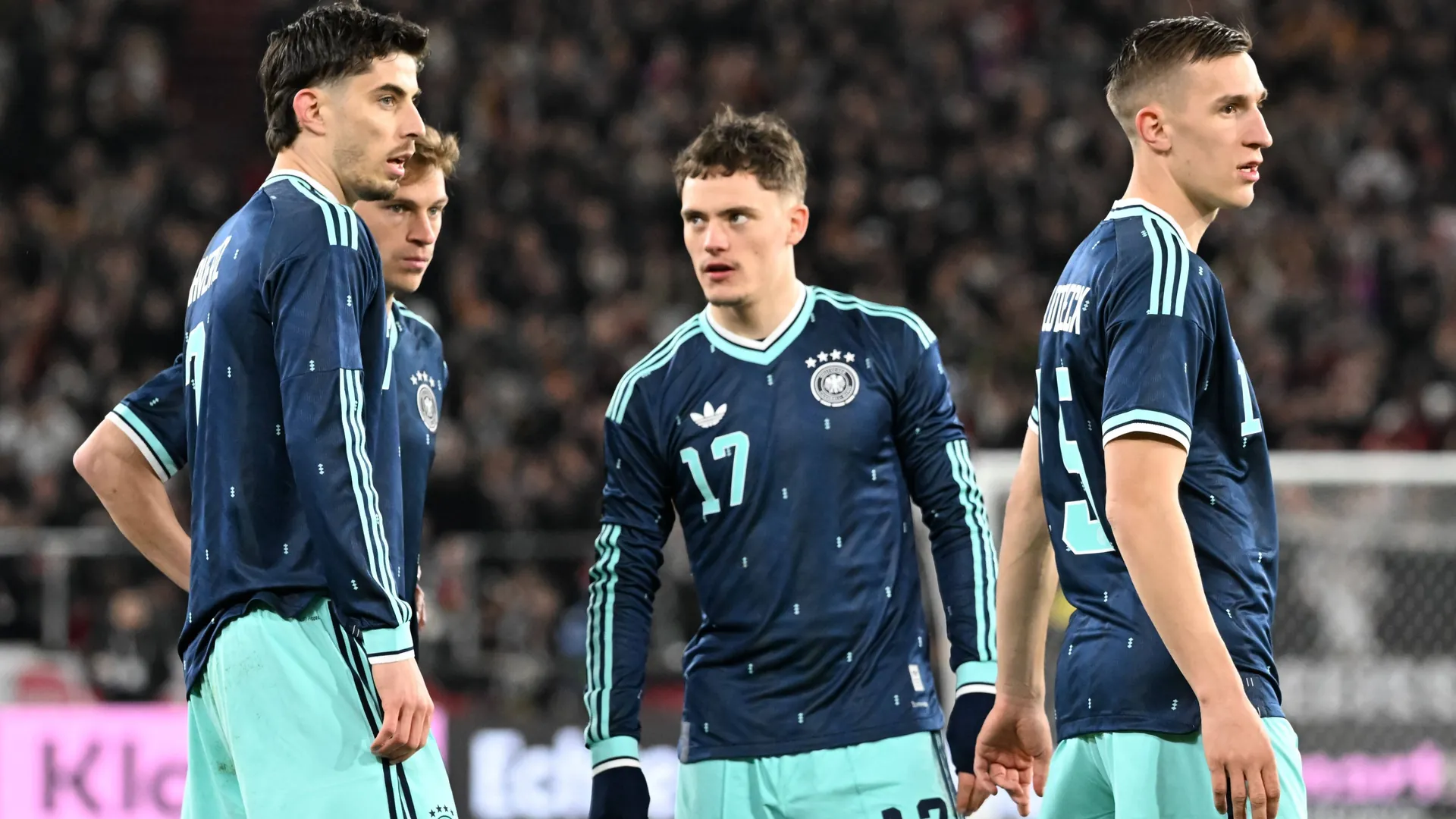 Kai Havertz, Joshua Kimmich, Florian Wirtz and Nico Schlotterbeck (from left to right): They all come from Bavaria, Baden-Württemberg or North Rhine-Westphalia.
