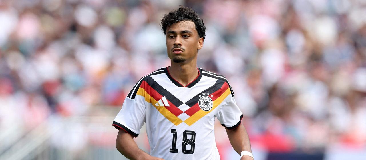 Nathaniel Brown in the game against the USA