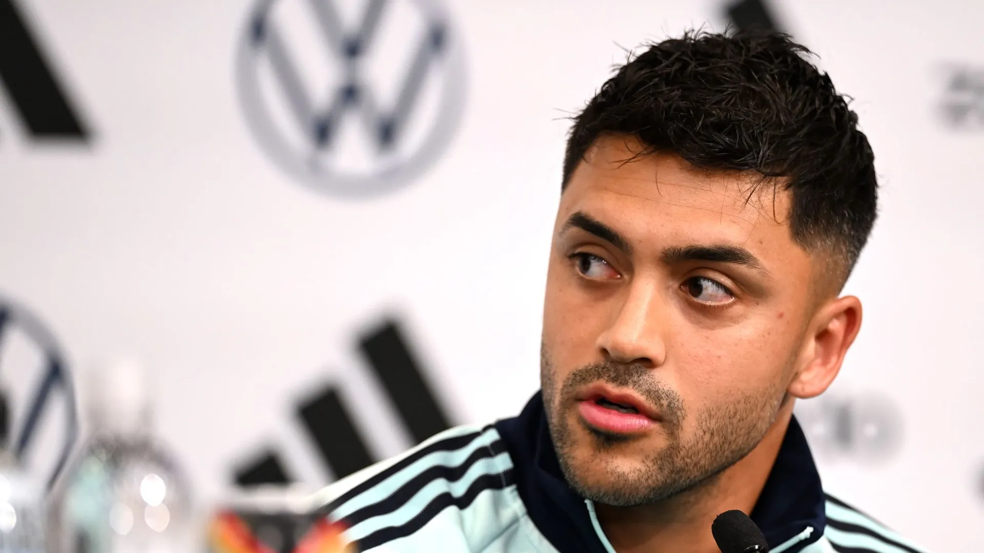 Nadiem Amiri: The national player is known for his close ties to his family. Nadiem Amiri: The national player is known for his close ties to his family.