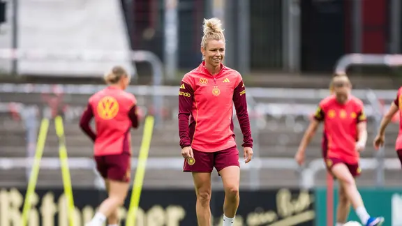 Linda Dallmann in training with the national team | IMAGO / Beautiful Sports International Linda Dallmann in training with the national team