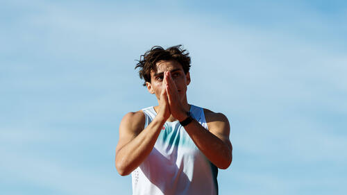 Dream wedding at athletics giant Duplantis