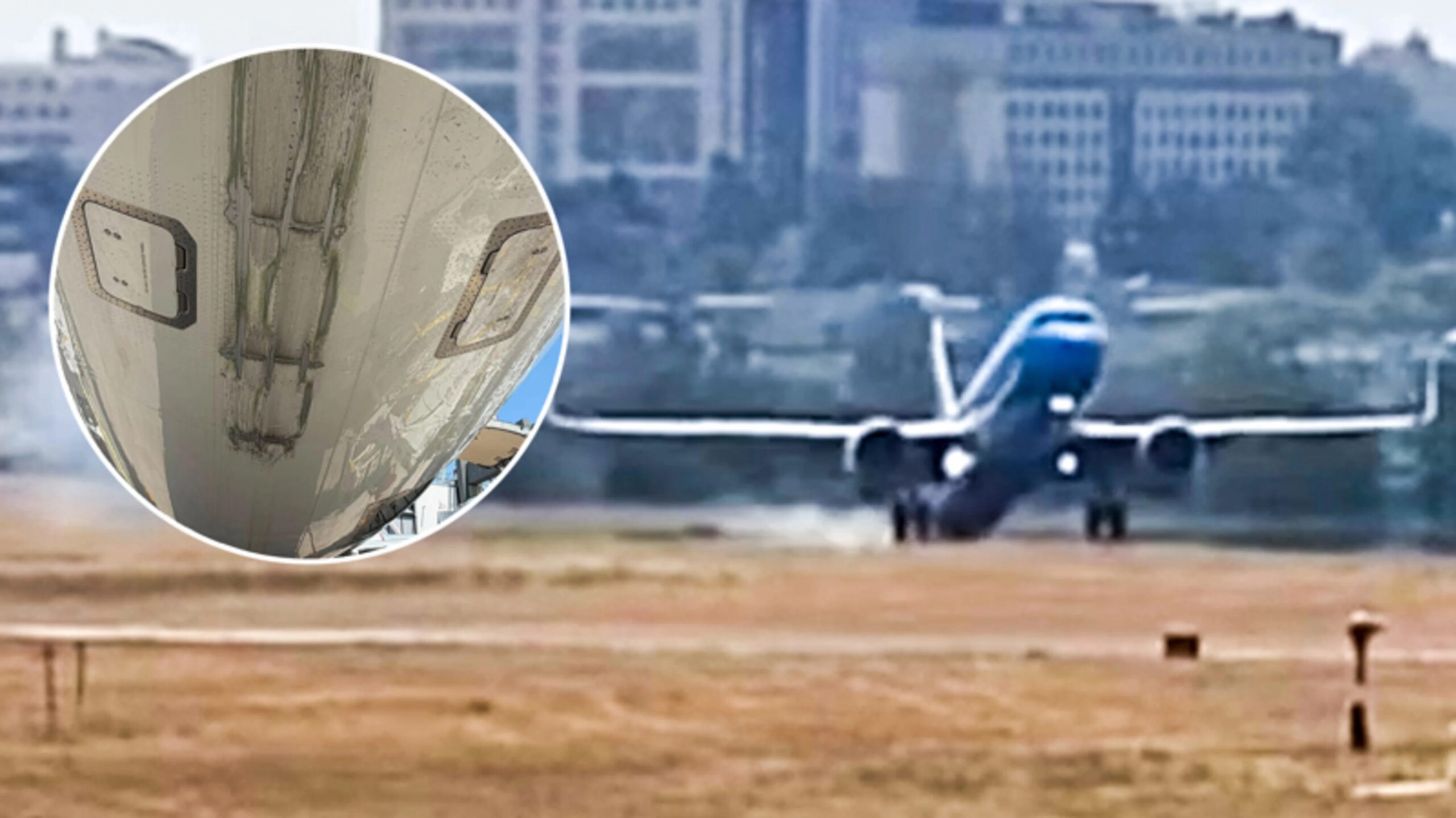 Expensive mistake during landing: KLM aircraft scrapes the ground with its tail