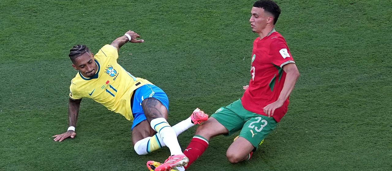 Duel between Achraf Hakimi and Vinicius Junior