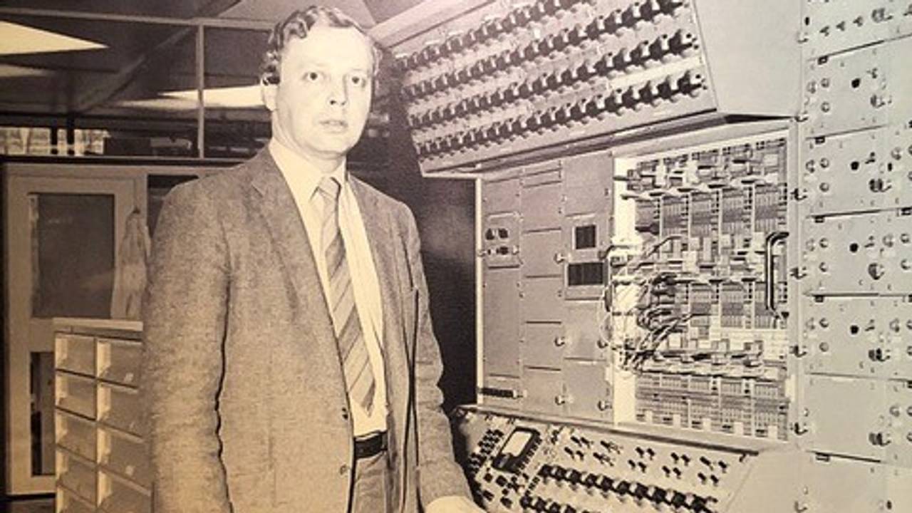 Harry Roumen at the Technical University in Eindhoven (photo: private collection).