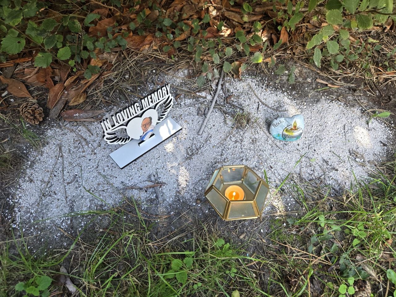 Peter's ashes were scattered at his favorite café (photo: private).