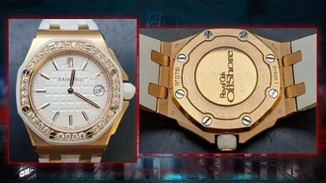 One of the expensive watches found with relatives of Jos Leijdekkers (photo: Opsporing Verzocht).