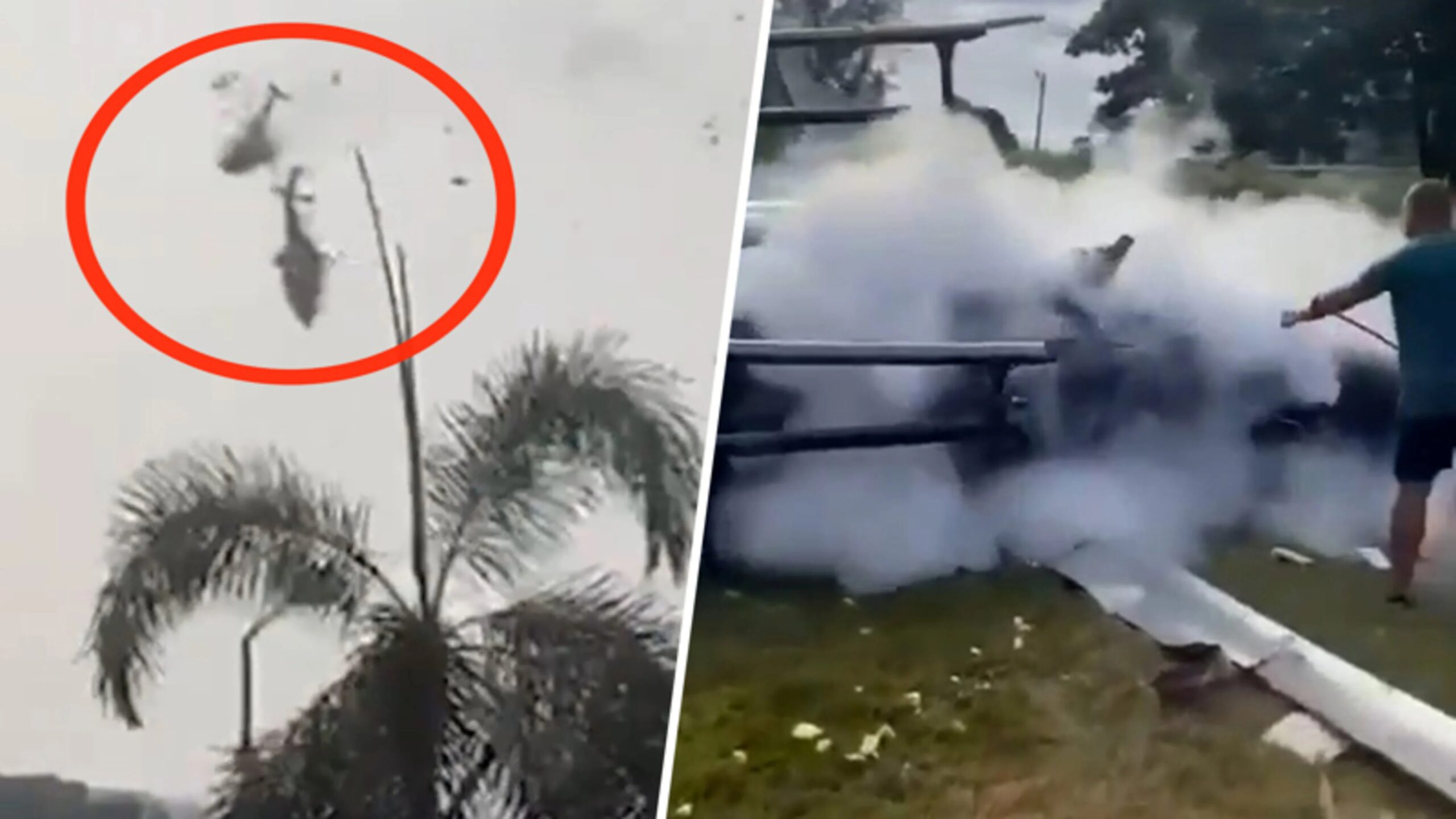 Images: At least six killed in helicopter collision in Brazil