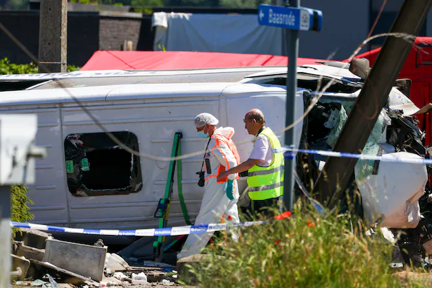 Bij het ongeval op 26 mei many four dodelijke slachtoffers.
