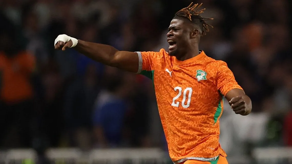 Beaten the favorites: Emmanuel Agbadou and the Ivory Coast were able to celebrate against France.