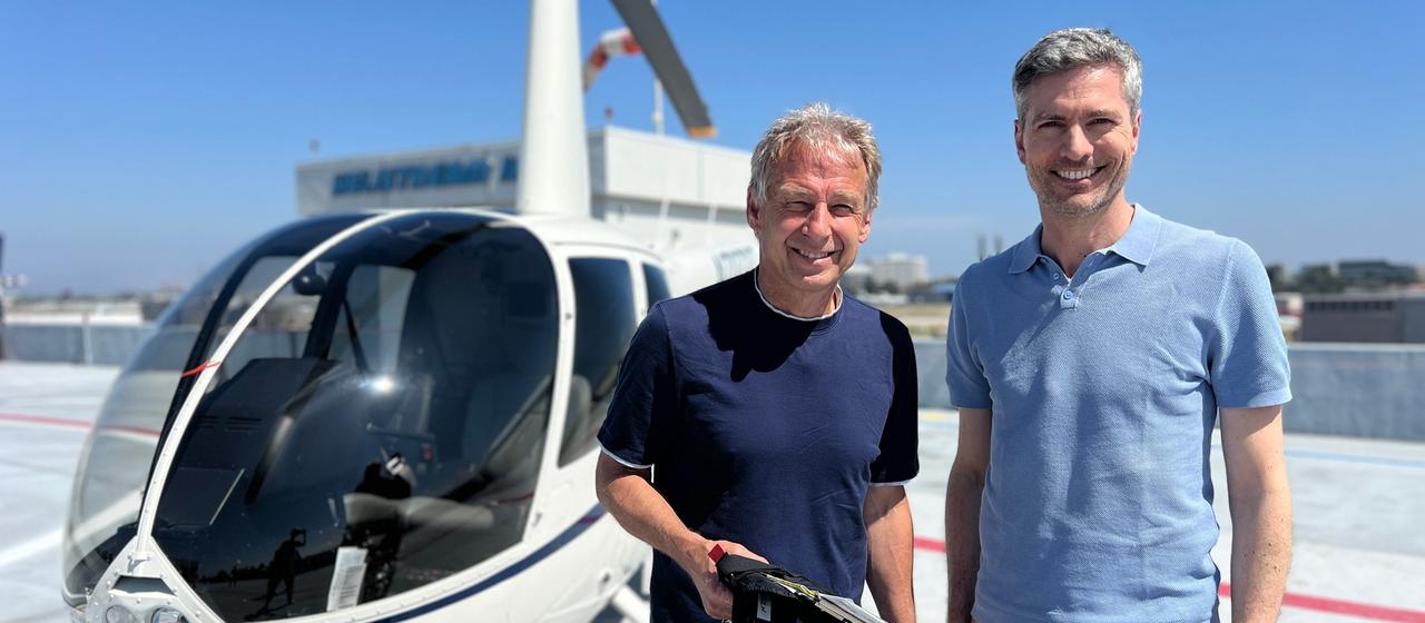 Jürgen Klinsmann and Ingo Zamperoni