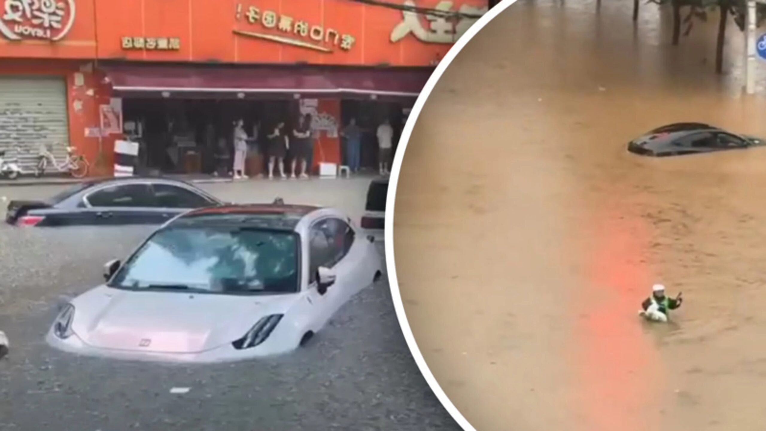 Million dollar city of Wuhan flooded by extreme rainfall