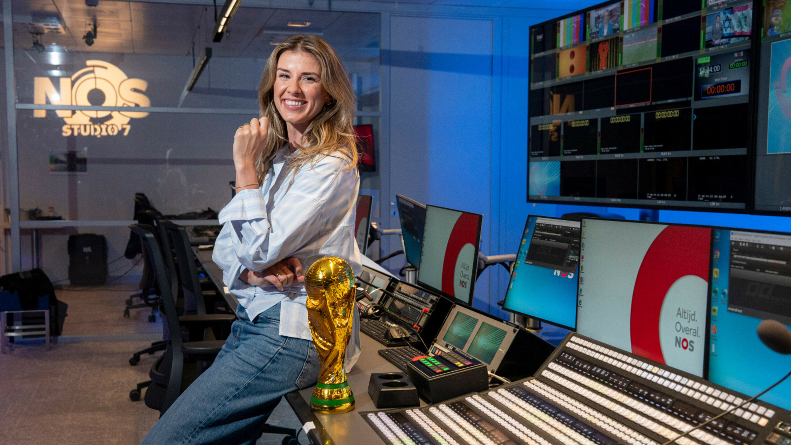 NOS presenter Eline de Zeeuw (33) is making a new World Cup breakfast show: ‘I am absolutely not a morning person’